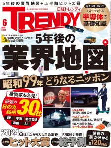 投稿についてもっと詳しく 日経トレンディ2024年6月号に掲載されました。